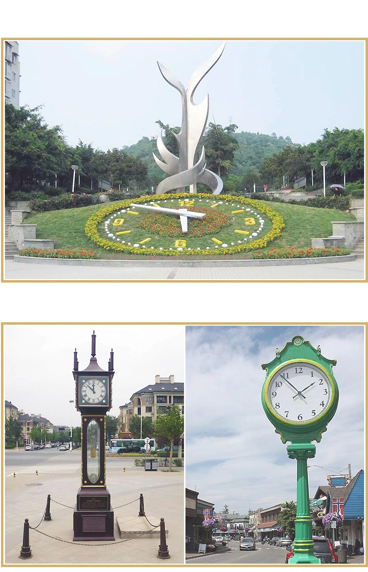 Germany Design Landscape Tower Clock for Roads and Streets and Public Square