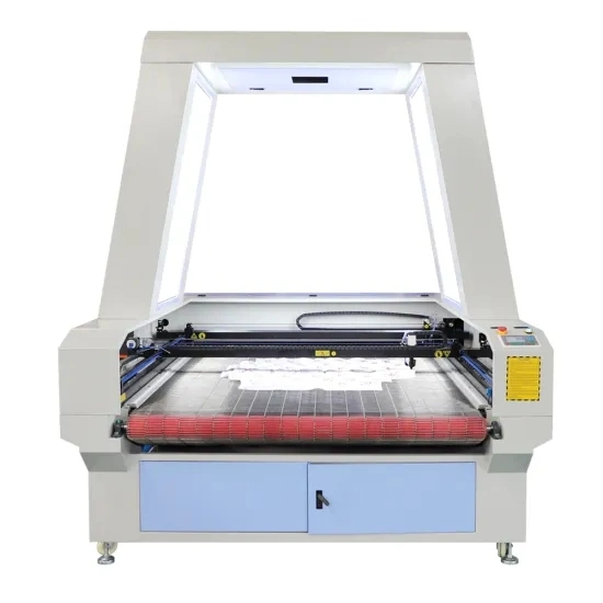 1610 1810 100W Glass Tube Auto Feed Fabrics Laser Cutting Machines with CCD Camera CO2 Laser Cutting Machine
