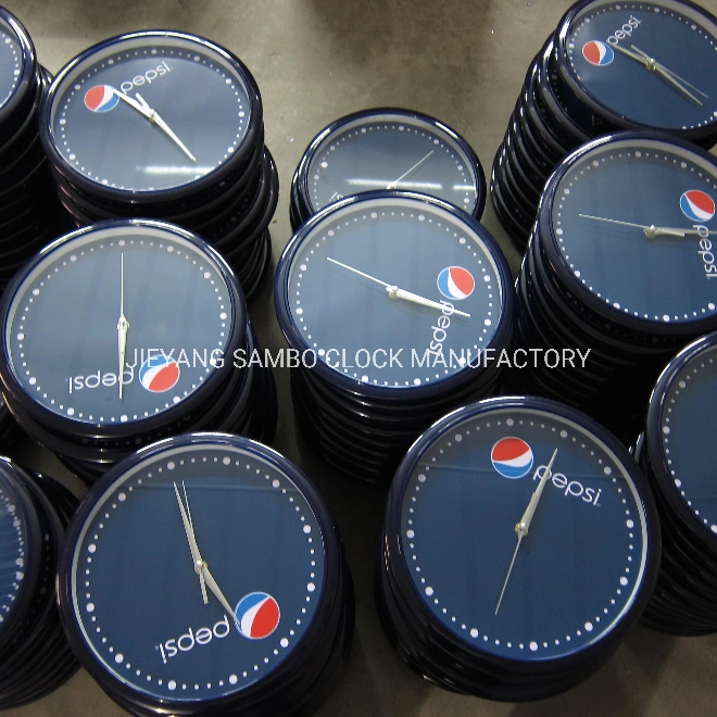 Best Selling Plastic Clock Custom Advertising Wall Clock
