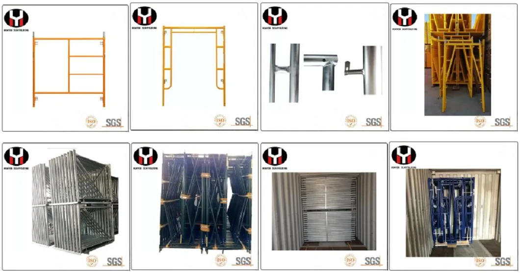 European Construction Metal/Steel Walk Through Frame Scaffolding/Layher Facade/ Scaffolding for Construction