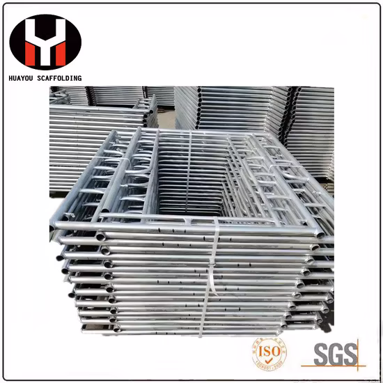 Hot Galvanized Q235 European Facade Layher Construction Scaffolding /Scaffold Frame