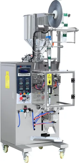 Custom Automatic Three 4 Sides Sachet Salad Tomato Seasoning Spice Peanut Butter Sauce Coconut Cooking 0il Honey Filling Food Sealing Packaging/Packing Machine