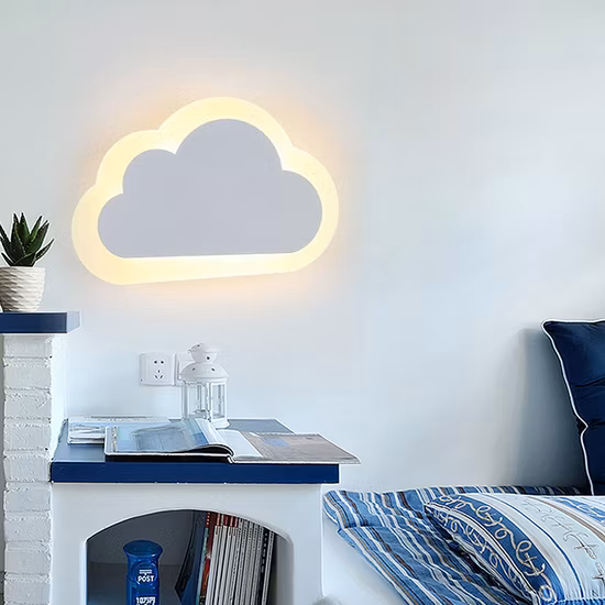 Children Kids Room Bedroom Clouds Wall Lamps (WH